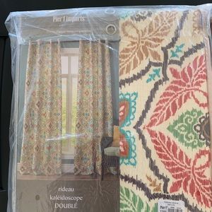 Pier 1 imports Kaleidoscope curtain panels. NWT